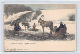 RUSSIA - Russian Types - Group Of Horse Sleighs - Publ. Richard 358 C - Rusia