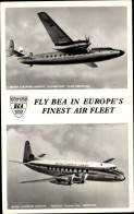 CPA Britisches Passagierflugzeug, BEA, Elizabethan Class Aeroplane, Viscount Discovery Class - Autres & Non Classés