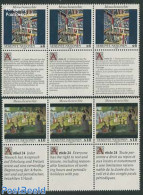 United Nations, Vienna 1992 Human Rights 2x3v+tabs [++], Mint NH, History - Human Rights - Art - Modern Art (1850-pres.. - Other & Unclassified