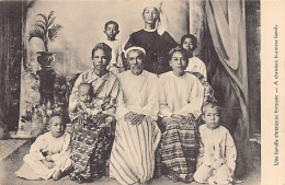 MYANMAR Burma - A Christian Burmese Family - Publ. Foreign Missions Of Paris, France - Myanmar (Burma)