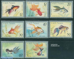 Vietnam 1977 Fish 8v, Mint NH, Nature - Fish - Poissons