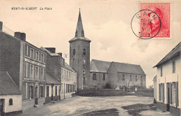MONT SAINT AUBERT (Hainaut) La Place - Lefebvre Tailleur Estaminet - Ed. J. Vanhée  - Otros & Sin Clasificación