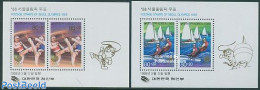 Korea, South 1988 Olympic Games 2 S/s, Mint NH, Sport - Olympic Games - Sailing - Segeln