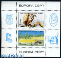 Turkish Cyprus 1986 Europa, Nature Conservation S/s, Mint NH, History - Nature - Europa (cept) - Birds - Birds Of Prey.. - Protección Del Medio Ambiente Y Del Clima