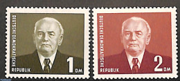 Germany, DDR 1953 Definitives 2v, Mint NH - Ongebruikt