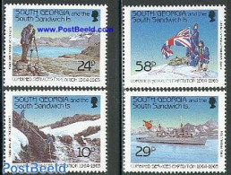 South Georgia / Falklands Dep. 1989 Expedition 4v, Mint NH, Science - Sport - Transport - Weights & Measures - Mountai.. - Klimmen