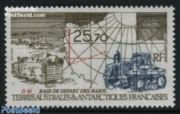 French Antarctic Territory 1993 Basis Camp D10 1v, Mint NH, Science - Various - The Arctic & Antarctica - Maps - Nuovi