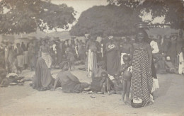 Bénin - PARAKOU - Le Marché En 1909 - CARTE PHOTO - Ed. Cliché Du Docteur Chaix  - Benin
