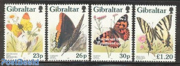 Gibraltar 1997 Butterflies 4v, Mint NH, Nature - Butterflies - Gibraltar