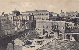 Liban - BEYROUTH - L'église Des Capucins Et Hôpital - Ed. André Terzis & Fils 10 45966 - Lebanon