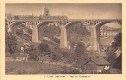 LAUSANNE (VD) Pont De Montbenon - Ed. Jullien J.J. 5928 - Lausanne