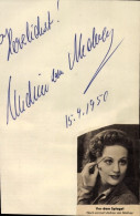 Photo Autogramm Schauspielerin Undine Von Medvey - Schauspieler