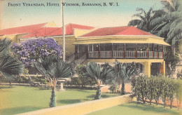 Barbados - Front Verandah, Hotel Windsor - Publ. The Collotype Co.  - Barbados (Barbuda)