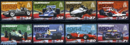 Guernsey 2007 British F1 World Champions 8v, Mint NH, Sport - Transport - Autosports - Sport (other And Mixed) - Autom.. - Cars