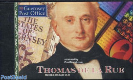 Guernsey 1993 T. De La Rue Booklet, Mint NH, Sport - Playing Cards - Stamp Booklets - Stamps On Stamps - Art - Handwri.. - Zonder Classificatie