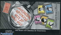 Guernsey 1996 Cinema Centenary Booklet, Mint NH, Performance Art - Film - Movie Stars - Stamp Booklets - Cinema