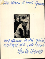 Photo Autogramm Schauspielerin Hertha Worell, Die Olle Sliewitz - Schauspieler