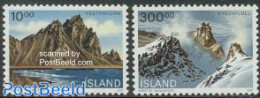 Iceland 1991 Landscapes 2v, Mint NH - Nuevos