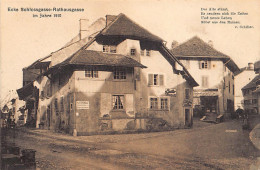 MORAT (FR) Ecke Schlossgasse Rathausgasse Im Jahre 1910  - Morat