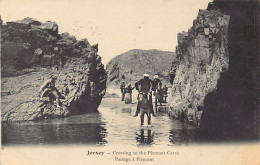 JERSEY - Crossing To The Plemont Caves - Publ. Geo. Barré  - Otros & Sin Clasificación