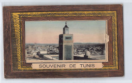 Souvenir De TUNIS - Carte Avec Dépliant Complet - Ed. DD 15 - Tunisia