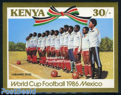 Kenia 1986 World Cup Football S/s, Mint NH, Sport - Football - Other & Unclassified