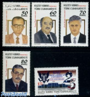 Turkish Cyprus 2010 Anniversaries 5v, Mint NH, History - Science - Politicians - Education - Other & Unclassified