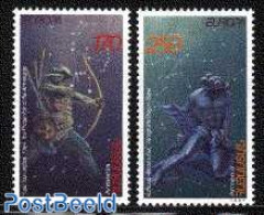 Armenia 1997 Europa, Legends 2v, Mint NH, History - Europa (cept) - Art - Fairytales - Fairy Tales, Popular Stories & Legends