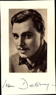 Photo Autogramm Schauspieler Ivan Desny - Schauspieler