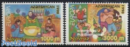 Azerbaijan 1998 Europa, Festivals 2v, Mint NH, History - Various - Europa (cept) - Folklore - Other & Unclassified