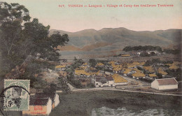 Viet-Nam - LANGSON - Village Et Camp Des Tirailleurs Tonkinois - Ed. P. Dieulefils 817 - Viêt-Nam