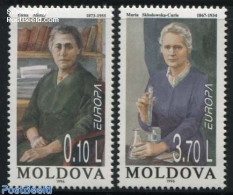 Moldova 1996 Europa, Famous Women 2v, Mint NH, History - Science - Europa (cept) - Nobel Prize Winners - Women - Chemi.. - Nobelpreisträger