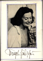 Photo CPA Autogramm Schauspielerin Und Schlagersängerin Margot Hielscher - Schauspieler