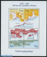 Monaco 1997 Territorial Development S/s, Mint NH, Various - Maps - Ongebruikt
