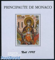 Monaco 1998 Christmas S/s, Mint NH, Religion - Christmas - Ongebruikt