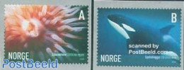 Norway 2005 Marine Life 2v, Mint NH, Nature - Sea Mammals - Shells & Crustaceans - Ongebruikt