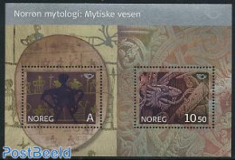 Norway 2006 Norden, Mythology S/s, Mint NH, History - Europa Hang-on Issues - Art - Fairytales - Ungebraucht