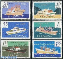 Romania 1961 Ships 6v, Mint NH, Transport - Ships And Boats - Unused Stamps