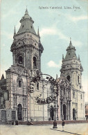 Peru - LIMA - Iglesia Catedral - Ed. Lothar See Y Cia  - Perù