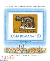 Romania 1978 Essen Stamp Expo S/s, Mint NH, Philately - Stamps On Stamps - Art - Sculpture - Nuevos