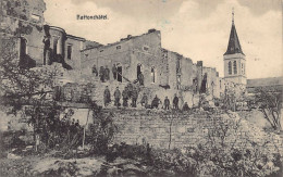 Hattonchâtel (55) 1915 église, Ruines Soldats - Autres & Non Classés