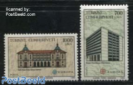 Türkiye 1990 Europa, Post Offices 2v, Mint NH, History - Europa (cept) - Post - Other & Unclassified
