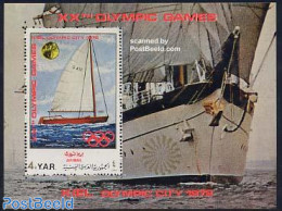Yemen, Arab Republic 1971 Kiel S/s, Mint NH, Sport - Transport - Olympic Games - Sailing - Ships And Boats - Zeilen