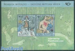 Sweden 2006 Norden, Mythology S/s, Mint NH, History - Nature - Performance Art - Europa Hang-on Issues - Birds - Frogs.. - Ungebraucht