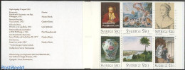 Sweden 1992 National Museum 6v In Booklet, Mint NH, Art - Art & Antique Objects - Museums - Paintings - Neufs
