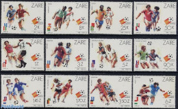 Congo Dem. Republic, (zaire) 1982 World Cup Football Spain 12v, Mint NH, Sport - Football - Other & Unclassified