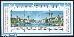 Switzerland 1984 NABA ZURI 84 Stamp Exposition S/s, Mint NH, Philately - Art - Bridges And Tunnels - Ungebraucht