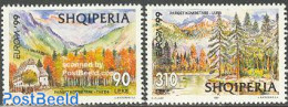 Albania 1999 Europa, National Parks 2v, Mint NH, History - Nature - Europa (cept) - National Parks - Trees & Forests - Nature