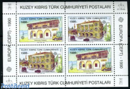 Turkish Cyprus 1990 Europa, Post Offices S/s, Mint NH, History - Europa (cept) - Post - Correo Postal