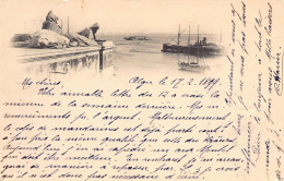 Algérie - ALGER - Carte Précurseur - Année 1899 - Arrivée D'un Vapeur - Ed. Inconnu  - Algiers